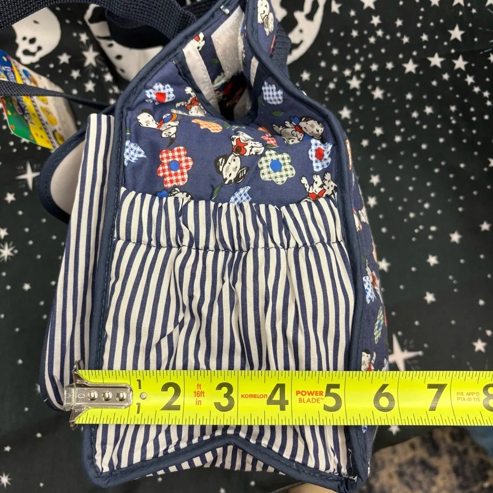 Cute+compact vintage EK diaper bag, bottle carrier